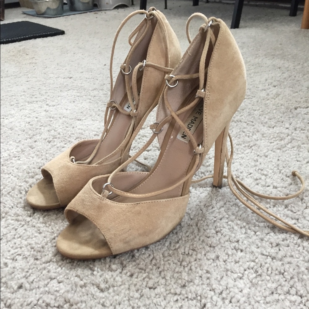 Steve Madden Lace Up 4 Inch High Heels